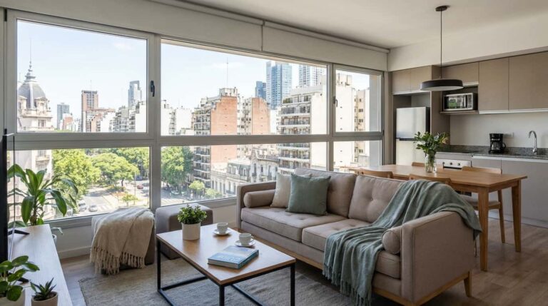 departamento moderno en buenos aires alquilado en airbnb