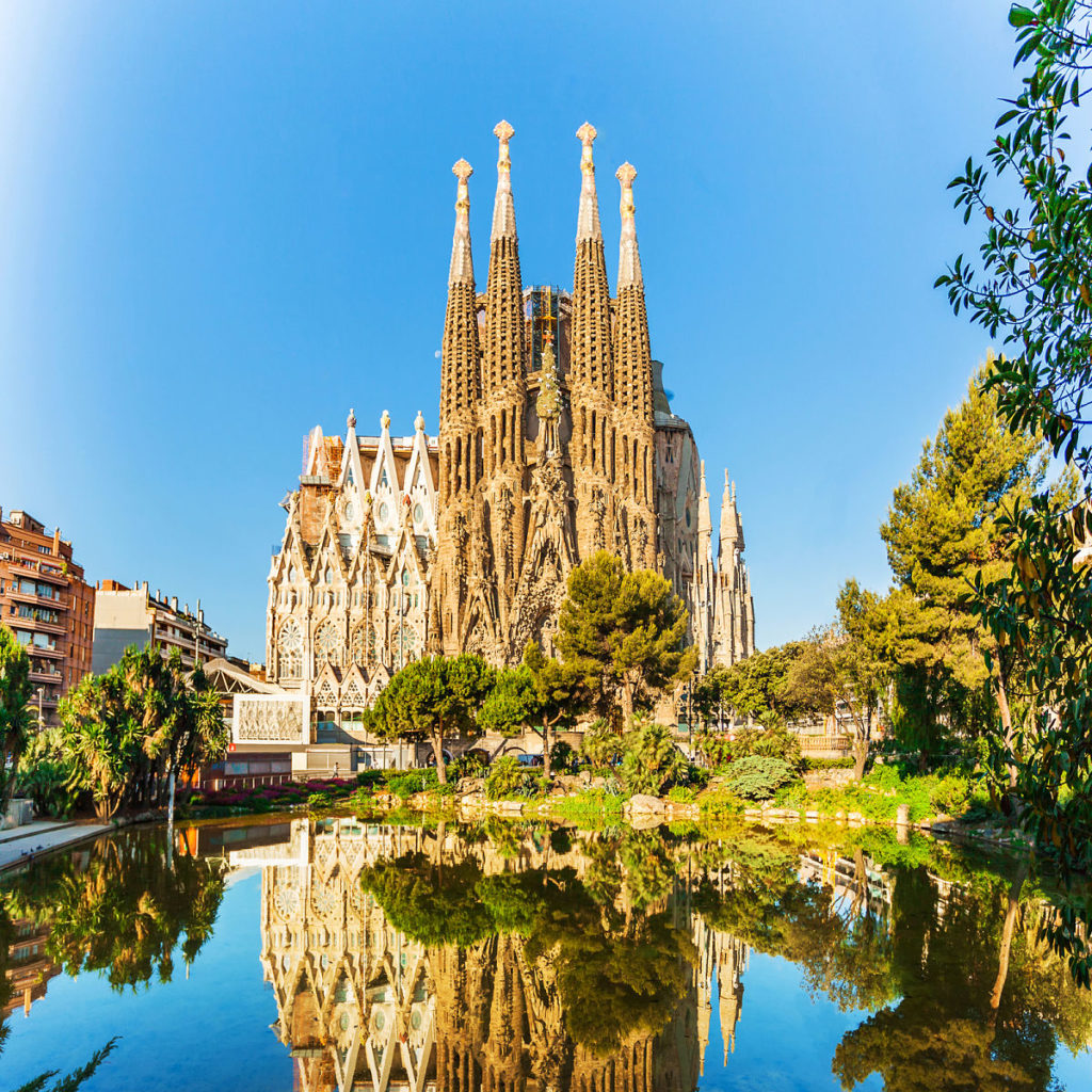 Imagen de la Sagrada Familia, en Barcelona