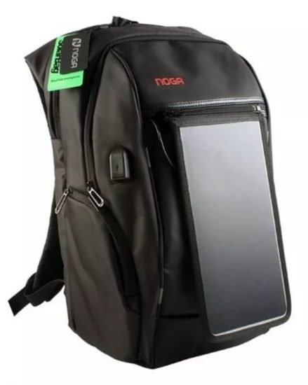 mochila cargador portatil correas