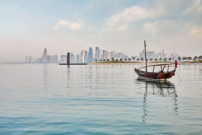 Skyline de Doha, capital de Qatar