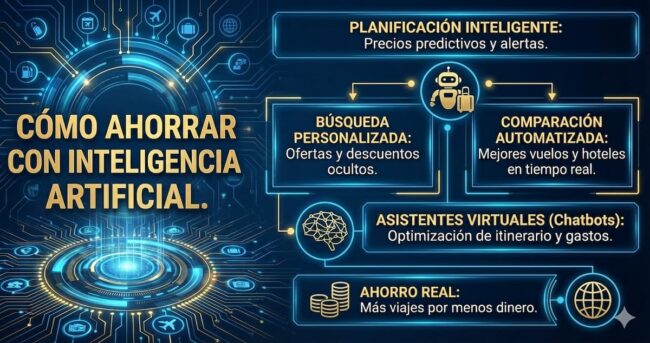 Cómo usar la inteligencia artificial para ahorrar dinero en viajes Cómo usar la inteligencia artificial para ahorrar dinero en viajes