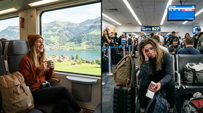 viajar mejor o peor: cuando conviene vuelos ilimitados comparacion entre viajar comodo y disfrutar el viaje frente a esperar en aeropuerto con retrasos y cansancio