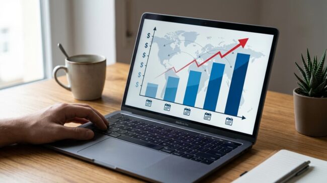 grafico de crecimiento economico relacionado con turismo y consumo durante feriados
