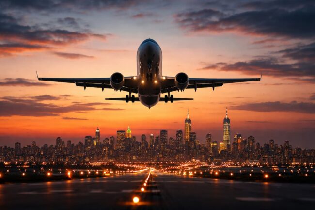 Imagen que representa el uso estrat&eacute;gico de puntos y millas como una moneda para acceder a vuelos de alto valor, mostrando c&oacute;mo los usuarios que optimizan sus recompensas pueden viajar mejor pagando menos.