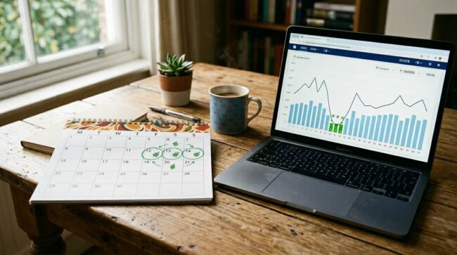 Calendario y gráfico de precios para encontrar fechas más baratas para viajar a Estados Unidos en 2026