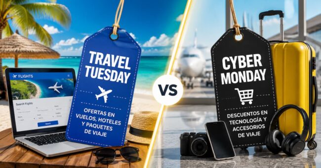 ¿Cyber Monday o Travel Tuesday cuándo conseguir descuentos en viajes