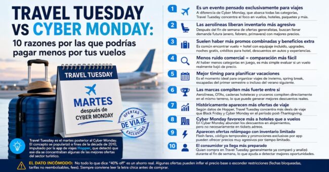 mejores descuentos viajes travel tuesday