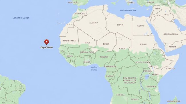 MApa de Cabo Verde: dónde está y qué idioma hablan MApa de Cabo Verde: dónde está